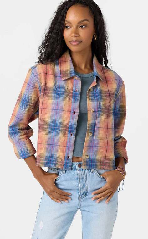 O'Neill Women's Roy Flannel Shirt: Desert Sand