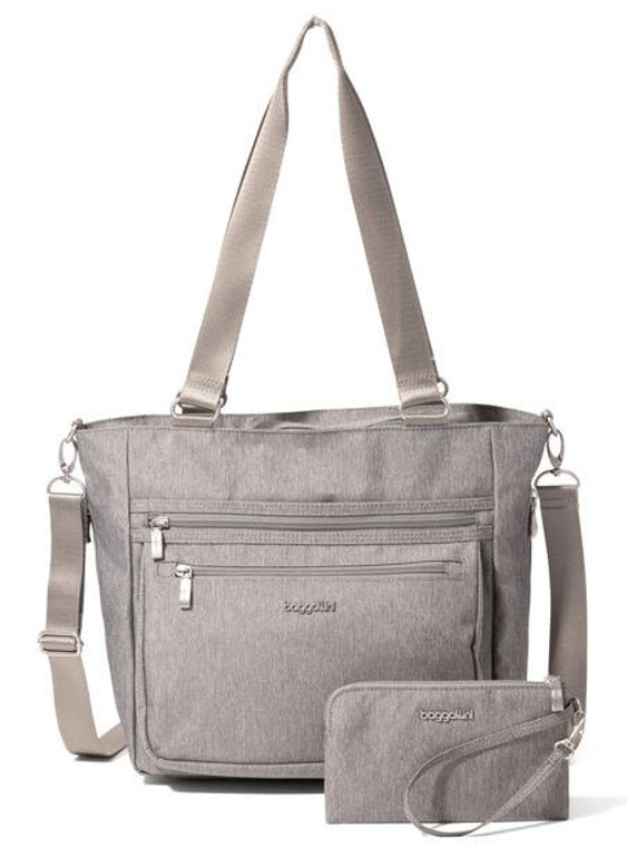Baggallini Modern EV Shopper Tote: Stone Heritage