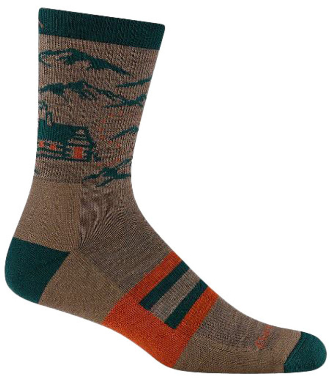 Darn Tough 5021 Hike Hut Microcrew Sock: Bark