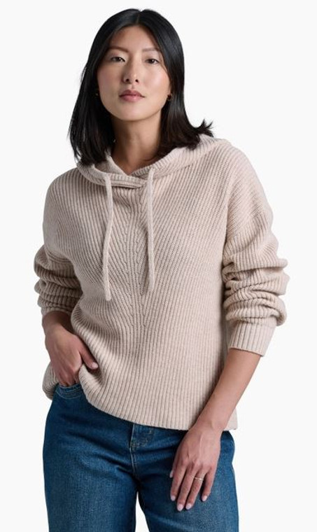 Kuhl Women's Fireside Sweater Hoody: Natural