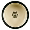 9" Rimmed Pet Water Bowl - Inside