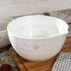 #3 Louisville Pottery Collection Nested Mixing Bowl in White 