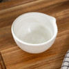4 oz Spouted Nesting Bowl in White - Louisville Pottery Collection 