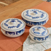 1 qt Round Casserole and Cover in Elodie