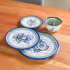 7" Thin Plate in Sea Life shown with 4 piece place setting.