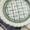 Thumb Print Pie Plate in French Country