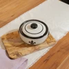 1 Qt. Casserole & Cover in Black Fleur de Lis