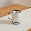 14 oz Mug in Black Fleur de Lis
