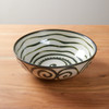 11" Serving Bowl in Graffiti Green