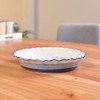 Thumb Print Pie Plate in Sea Life