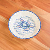 Thumb Print Pie Plate in Sea Life