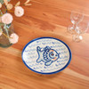 12" Oval Platter in Sea Life