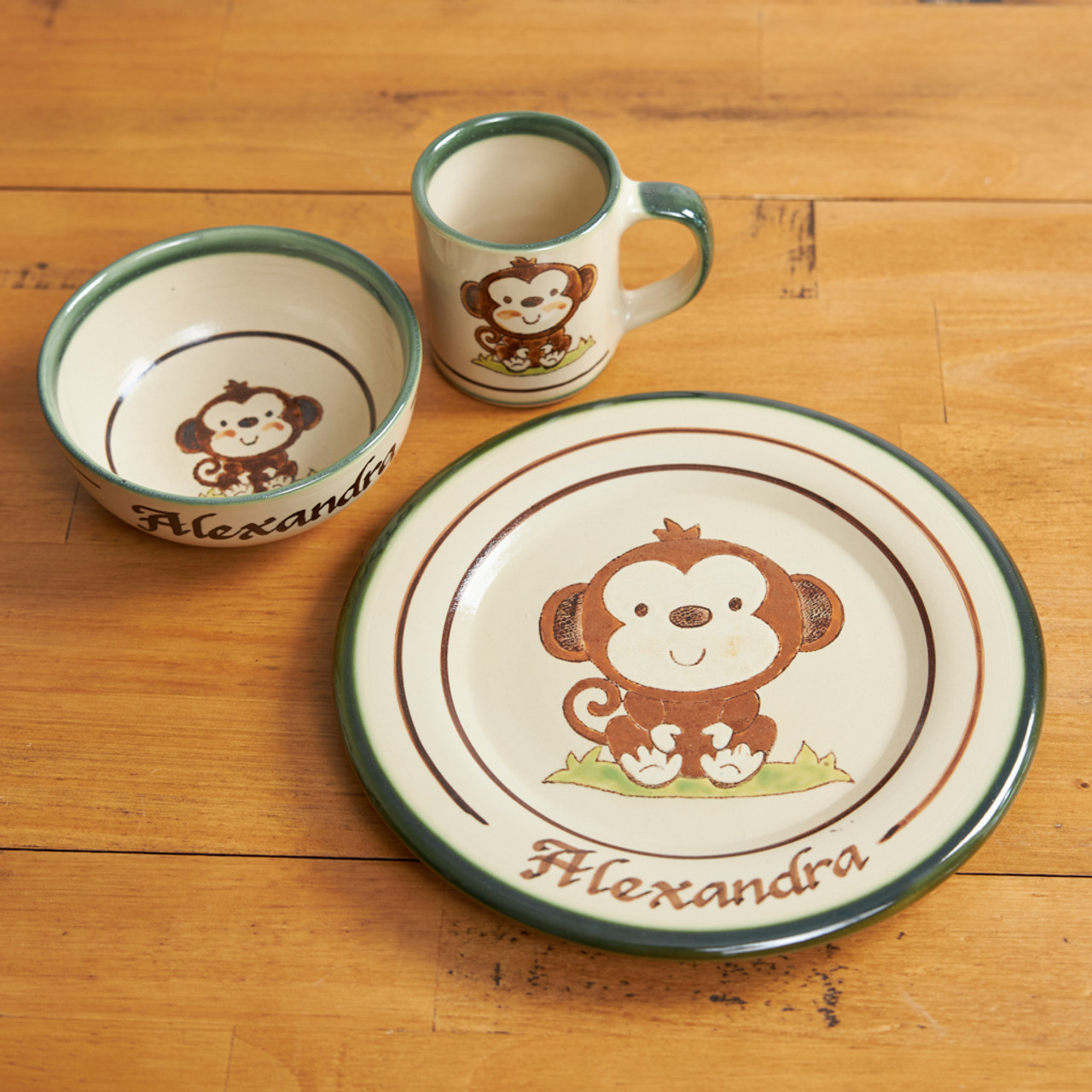 personalized baby dinnerware sets
