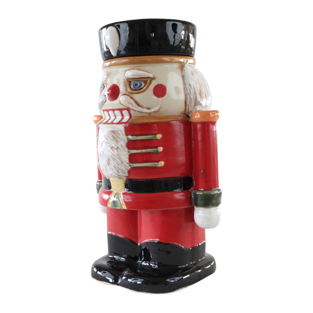 Stoneware & Co. Nutcracker Cookie Jar - Thumbnail 4