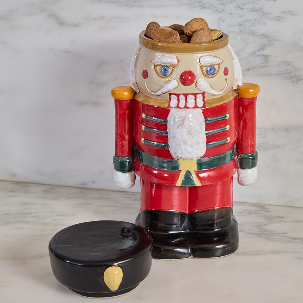 Stoneware & Co. Nutcracker Cookie Jar