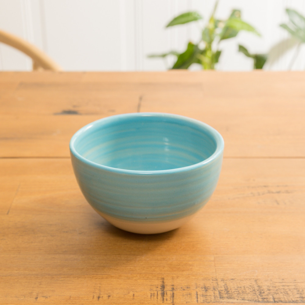 Bunny Antipasto Blue Banding Easter Tray with Blue Bowl Stoneware & Co.