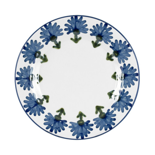 Bachelor Button Plate, Cornflower Plate, Cornflower Dinnerware