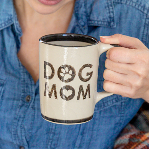 14 oz Dog Mom Mug - Stoneware & Co.