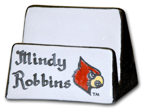 University Louisville Cardinal Wine Charms W Pouch 