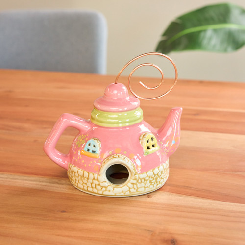 8.5" Komen Teapot Birdhouse (2013)