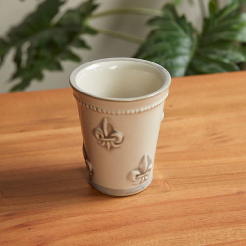 11 oz Embossed Fleur De Lis Julep Cup