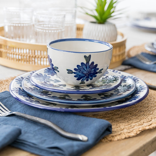 4-Piece Thin Place Setting in Bachelor Button