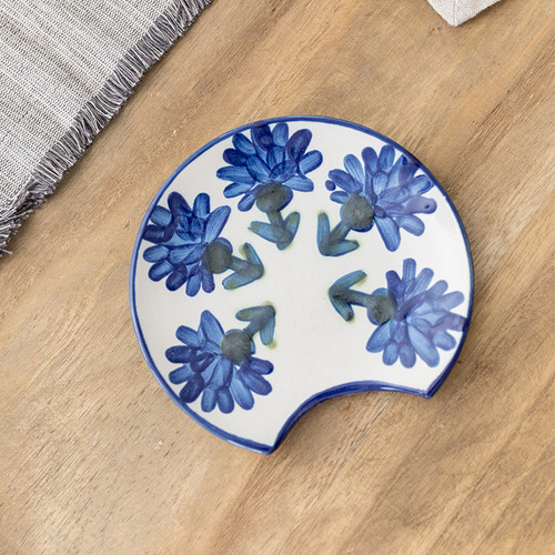 5½" Spoon Rest in Bachelor Button