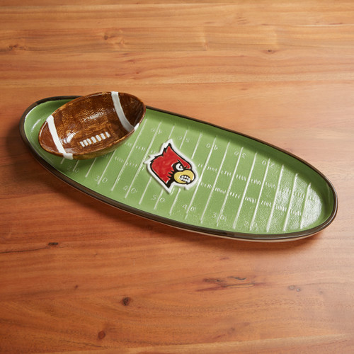 19" University of Louisville Cardinal GameDay Platter