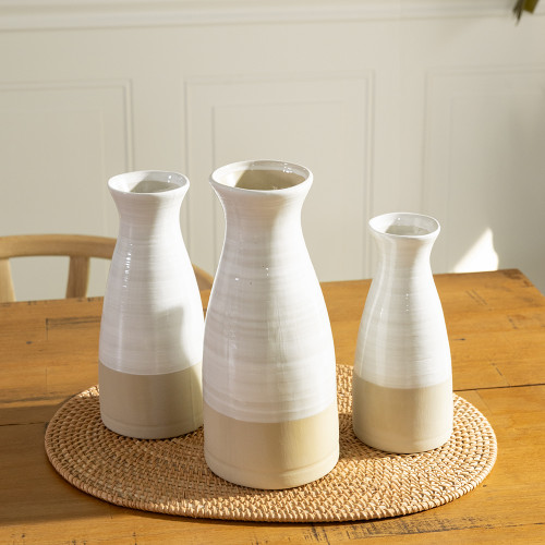 Small, Medium & Large Louisville Pottery Collection Vase/Carafe Set