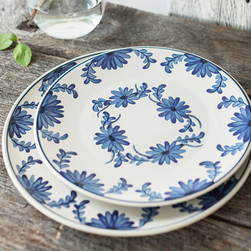 14" Round Platter in Elodie