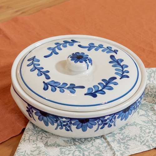 3 Qt Round Casserole and Cover in Elodie