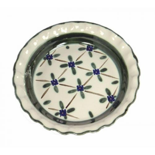 Thumb Print Pie Plate in French Country