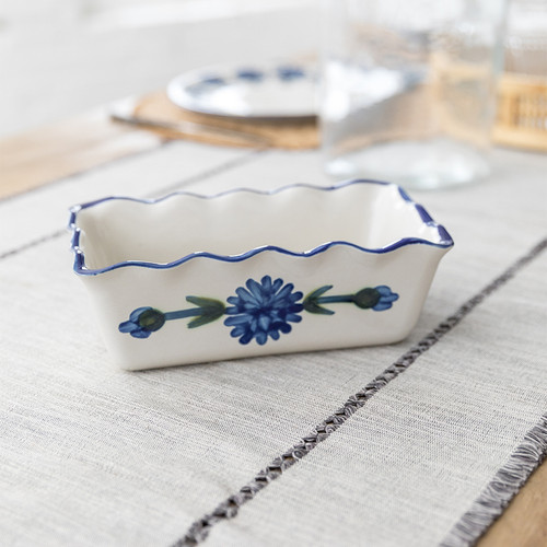 Pinched Rim Loaf Pan in Bachelor Button