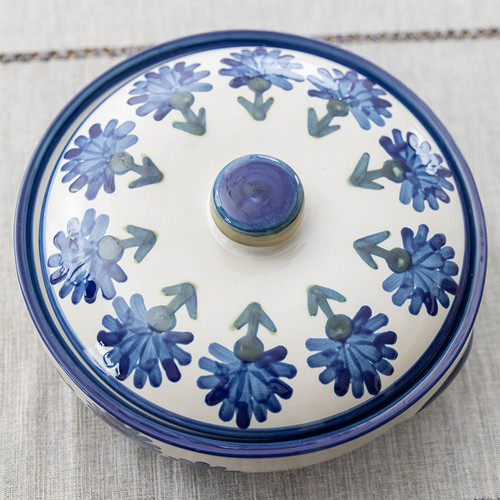 3 Qt Casserole & Cover in Bachelor Button