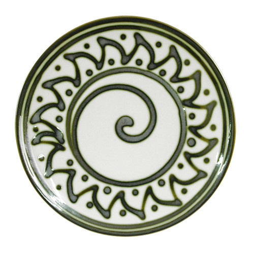 11" Thin Plate in Graffiti Green