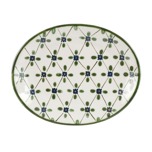 12" Oval Platter in French Country