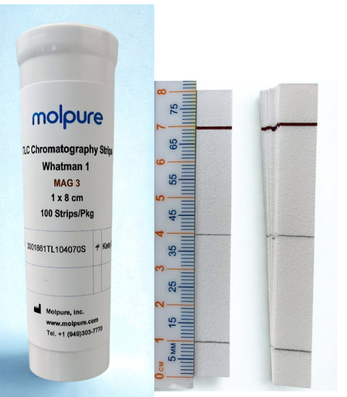 Whatman 1, MAG 3, 1x 8 cm, 100 Strips/Pkg