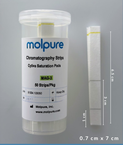 Lime Saturation Pads, 0.7 x 7 cm, 50 Strips/Pkg