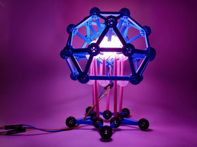 Decorative Lamp Using Clear Balls and B0 Struts