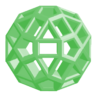 Zome Balls in GreenLite-Shimmer (100-pack)