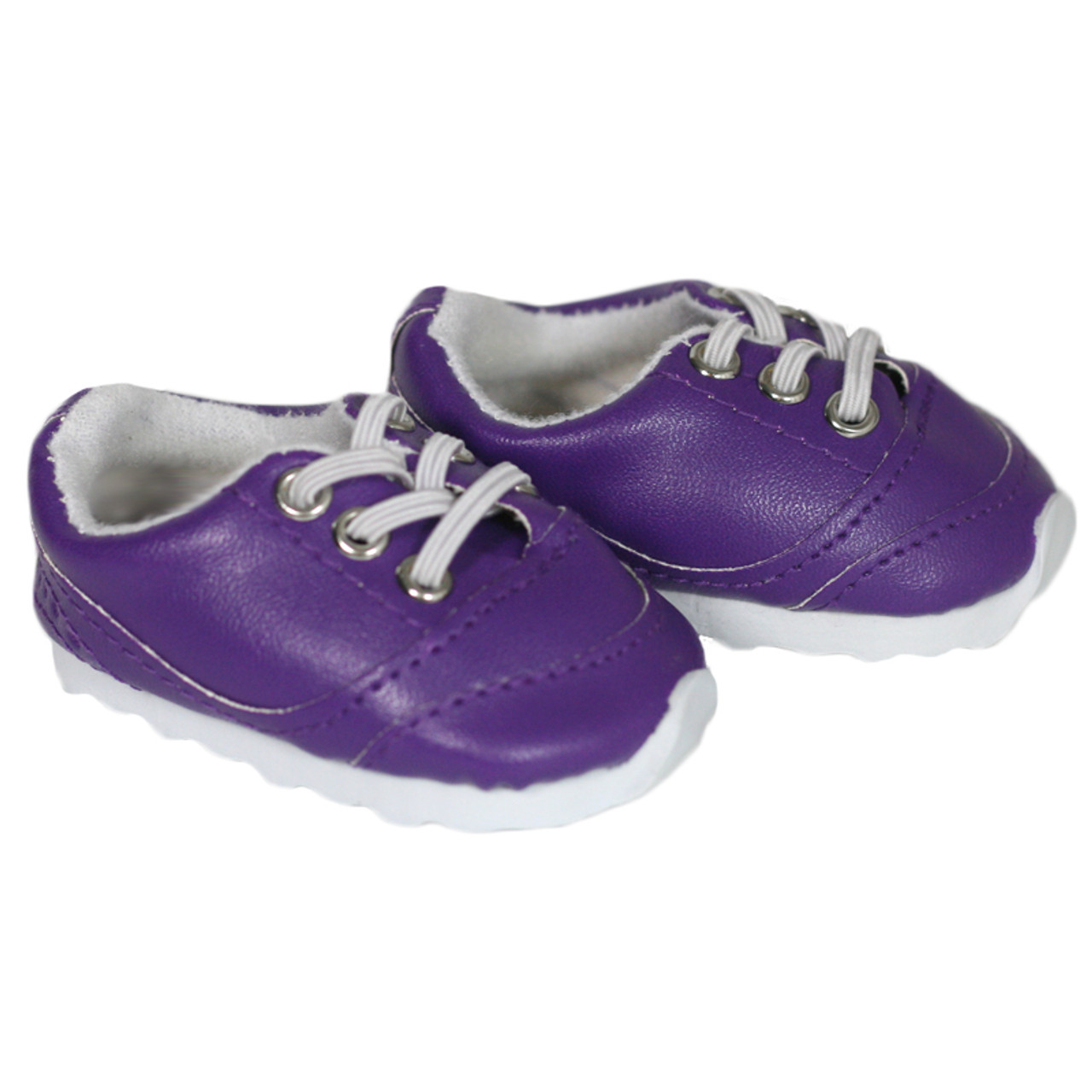 X94. Purple No-Tie Sneakers - Silly Monkey