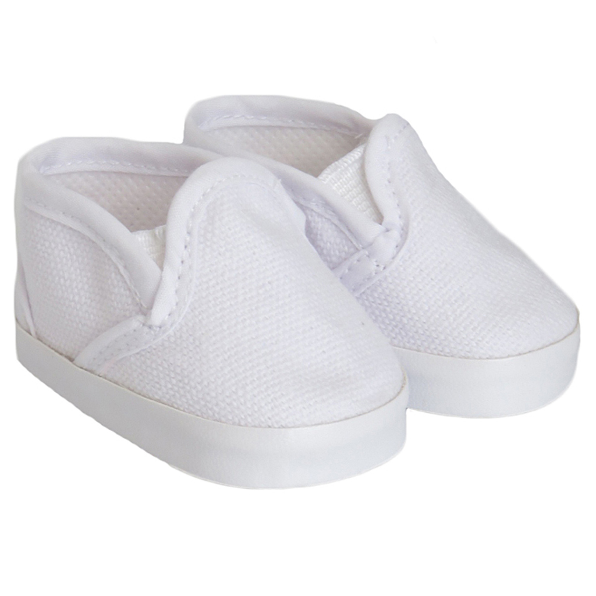 American Girl Doll Shoes | White Slip 