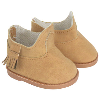 Camel boots for 18 inch American boy or girl dolls.