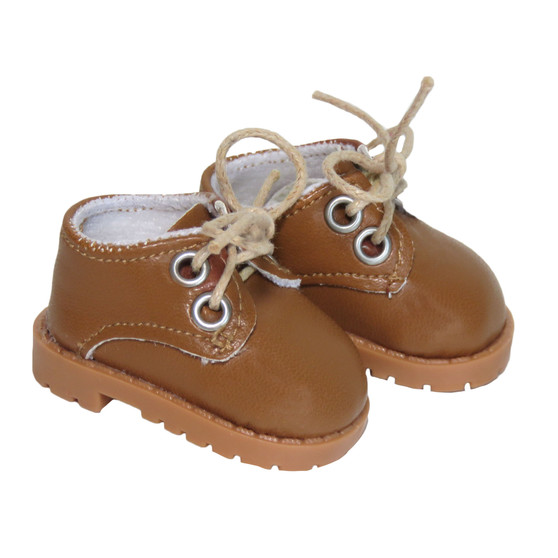 Fits 14" Wellie Wishers dolls

Camel brown hiking boots with laces.  