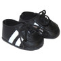 Fits 18 inch American Girl or Boy dolls

Includes: shoes

Black soccer shoes with white stripes.