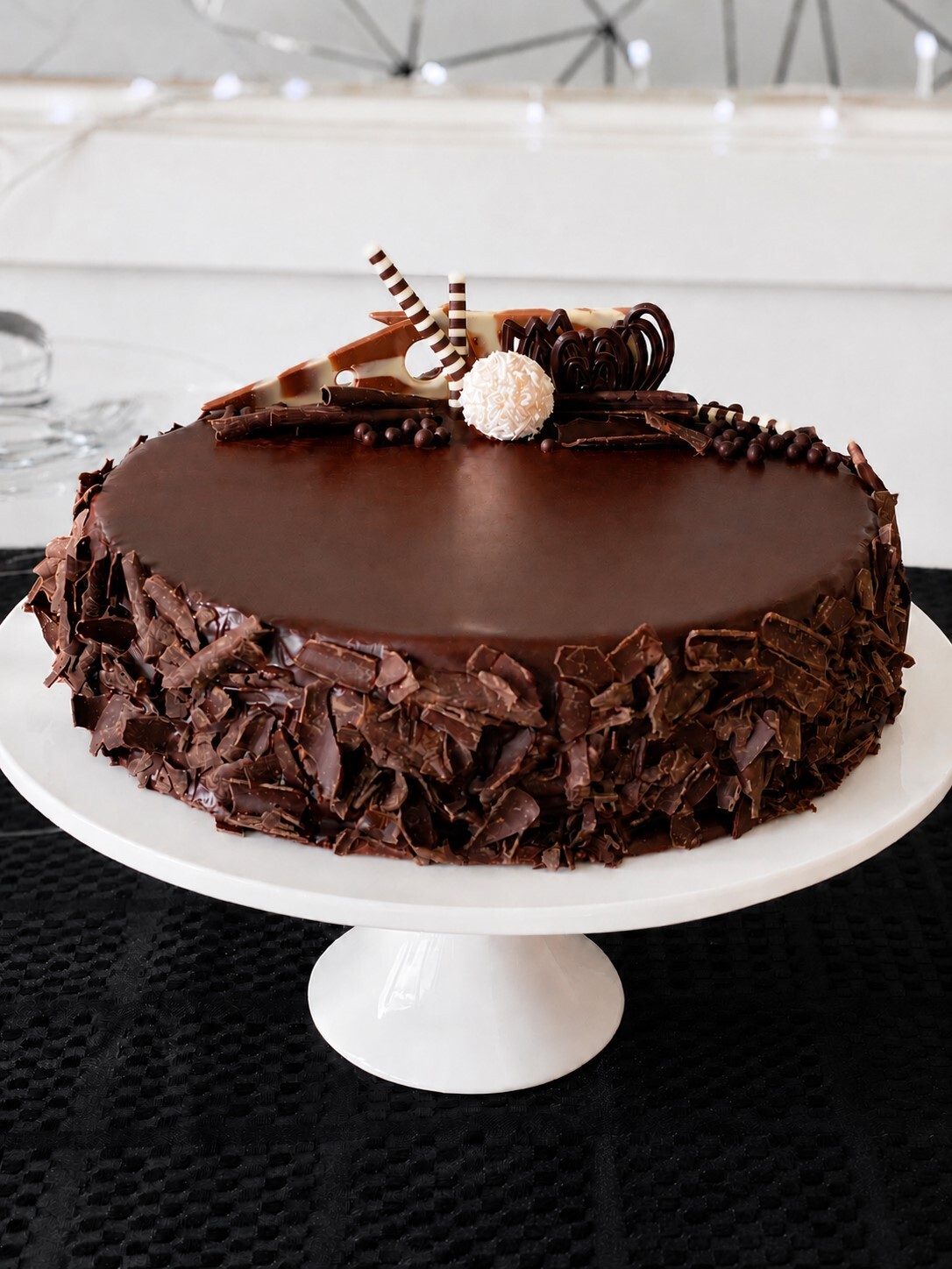 Chocolate celebration cake by The Chocolate Cake Company Auckland