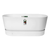 greenville terrace trough 80cm wheels - White