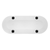 greenville terrace trough 80cm wheels - White