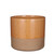 Lago pot round brown - h18,5xd20,5cm