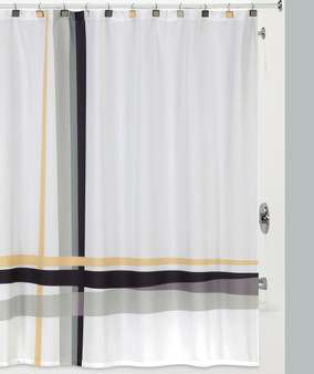 MODERN PLAID-Shower Curtain